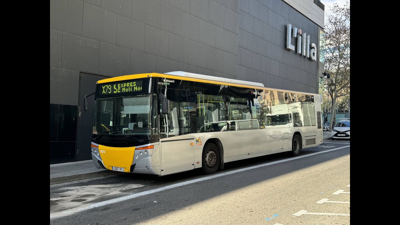 [Original Video] Barcelona Bus Route X79 Barcelona (Diagonal-L’Illa)→Sant Boi de L. (FGC Molí Nou)