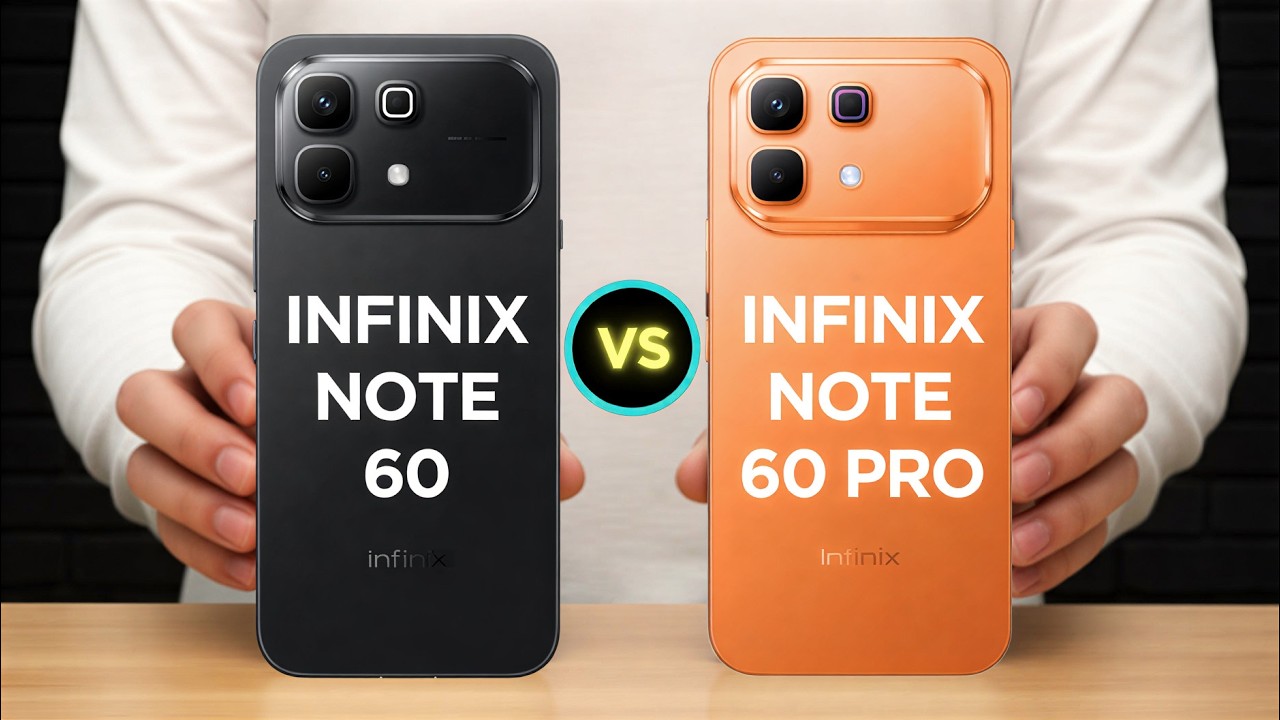 Infinix Note 60 VS Infinix Note 60 Pro 🔥 Detailed Comparison