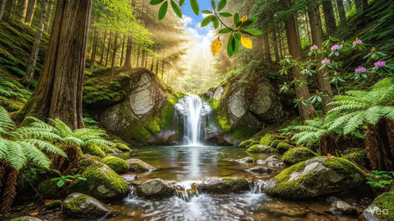 Nature Relaxation Music 🌿 Calm Forest, Flowing Stream & Ocean Waves | Peaceful Music