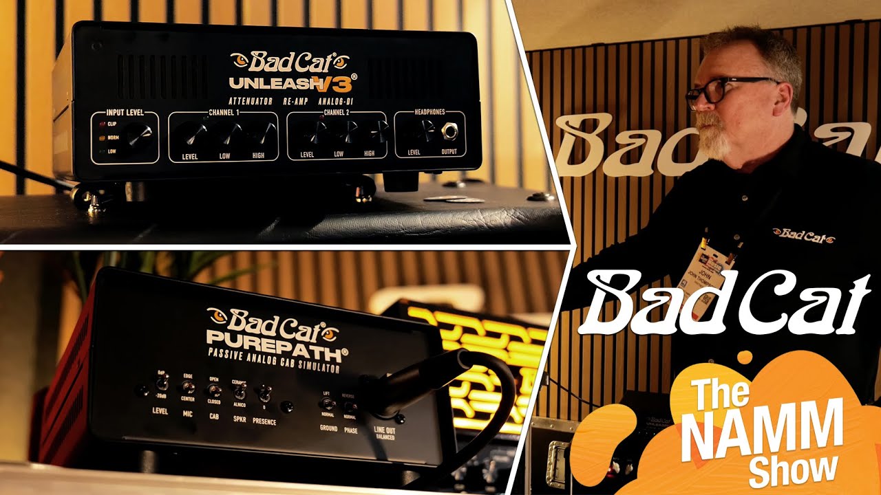 NAMM 2026 | Bad Cat: Pure Path Cab Simulator & Unleashed V3 Reactive Load