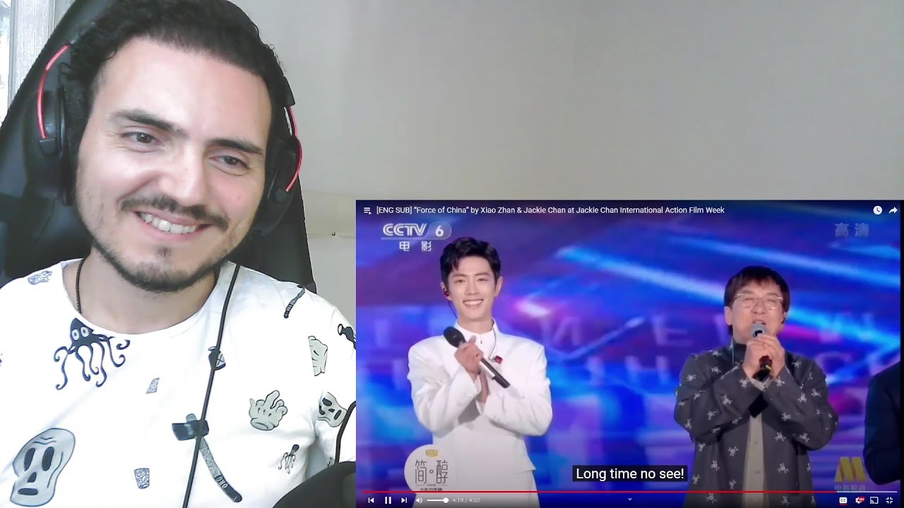 Xiao Zhan & Jackie Chan “Force of China” 中华力量 Reaction