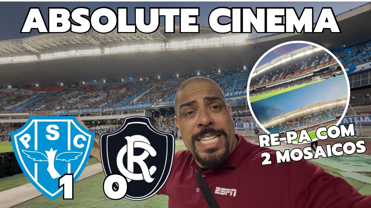 SAL, SAL, SAL! A MELHOR ATMOSFERA DO BRASIL É DO RExPA - PAPÃO ESPANTA A CRISE: PAYSANDU 1 x 0 REMO