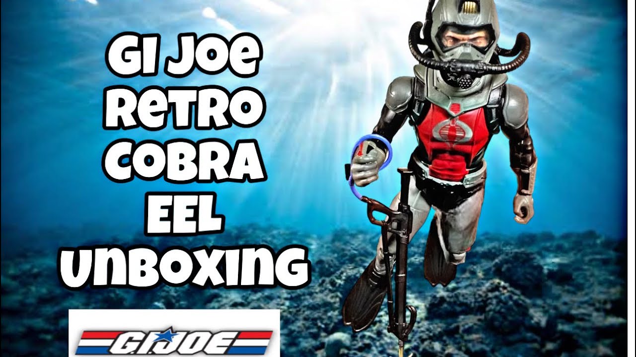 GI Joe Retro Series Cobra Eel | Unboxing & Review