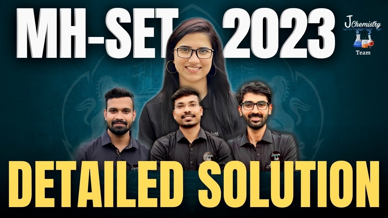 MH SET 2023 Solution Chemistry| MH SET 2023 Answer Key | Maharashtra SET Chemistry Paper Solution