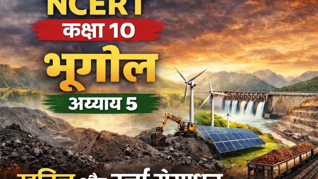 NCERT Geography Class 10 | भूगोल अध्याय 5 | खनिज एवं ऊर्जा संसाधन