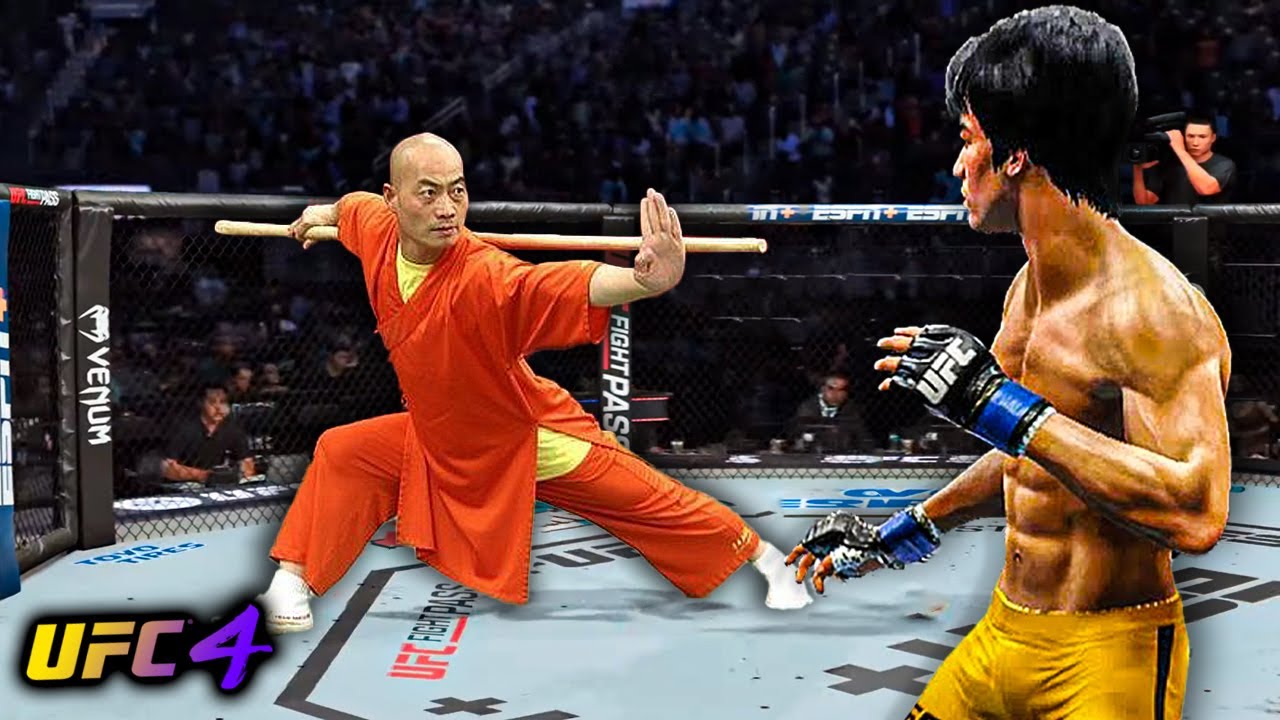 Шаолиньский мастер Ши против Брюса Ли (EA Sports UFC 4) - реванш