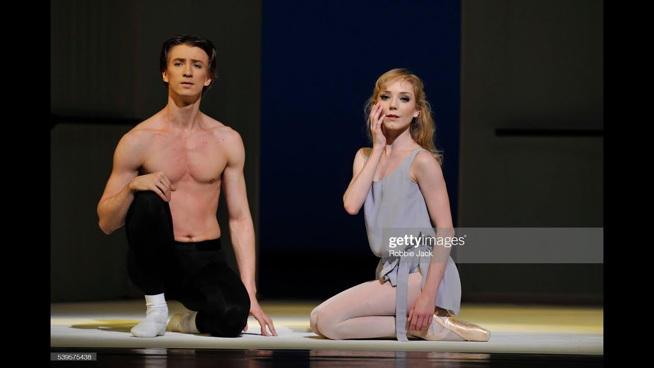 Sarah Lamb & Vadim Muntagirov in an excerpt from Jerome Robbins' Afternoon of a Faun – ROH 2015