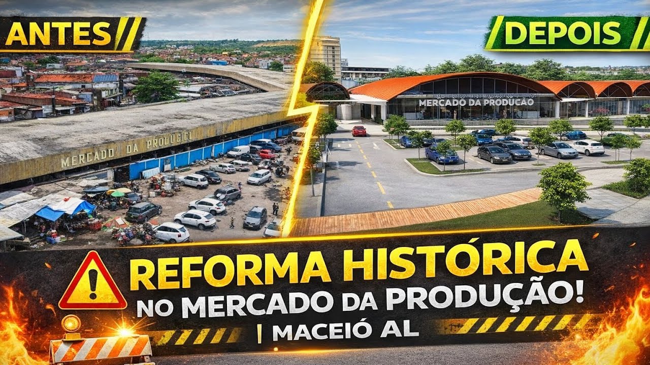 🔥 TRANSFORMAÇÃO TOTAL! MERCADO DA PRODUÇÃO PASSA POR REFORMA HISTÓRICA