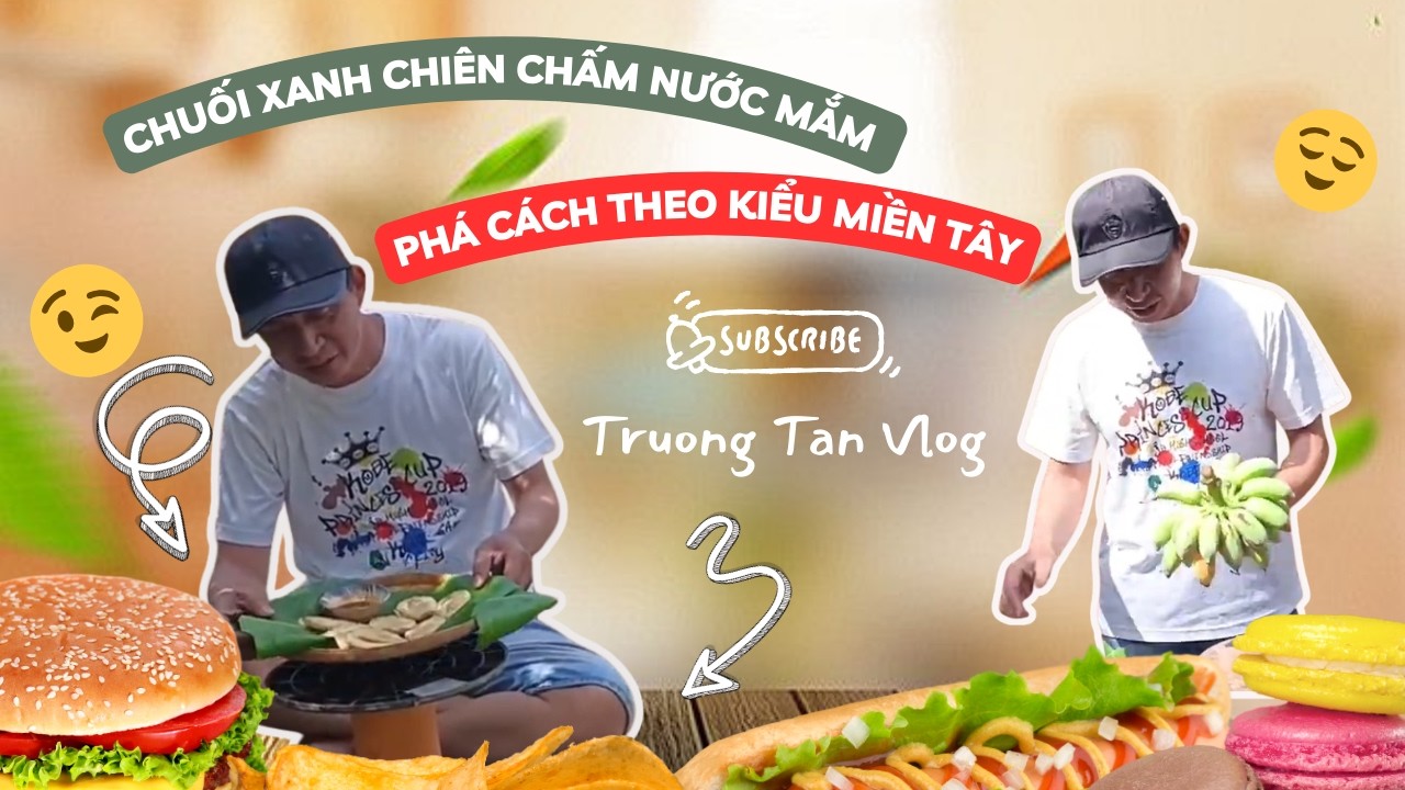 KÝ ỨC TUỔI THƠ: MÓN CHUỐI XANH CHIÊN CHẤM NƯỚC TƯƠNG CAY CAY 