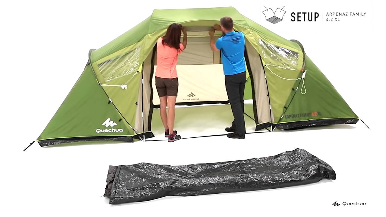 Como montar a barraca Arpenaz Family 4.2 Quechua - Exclusividade Decathlon