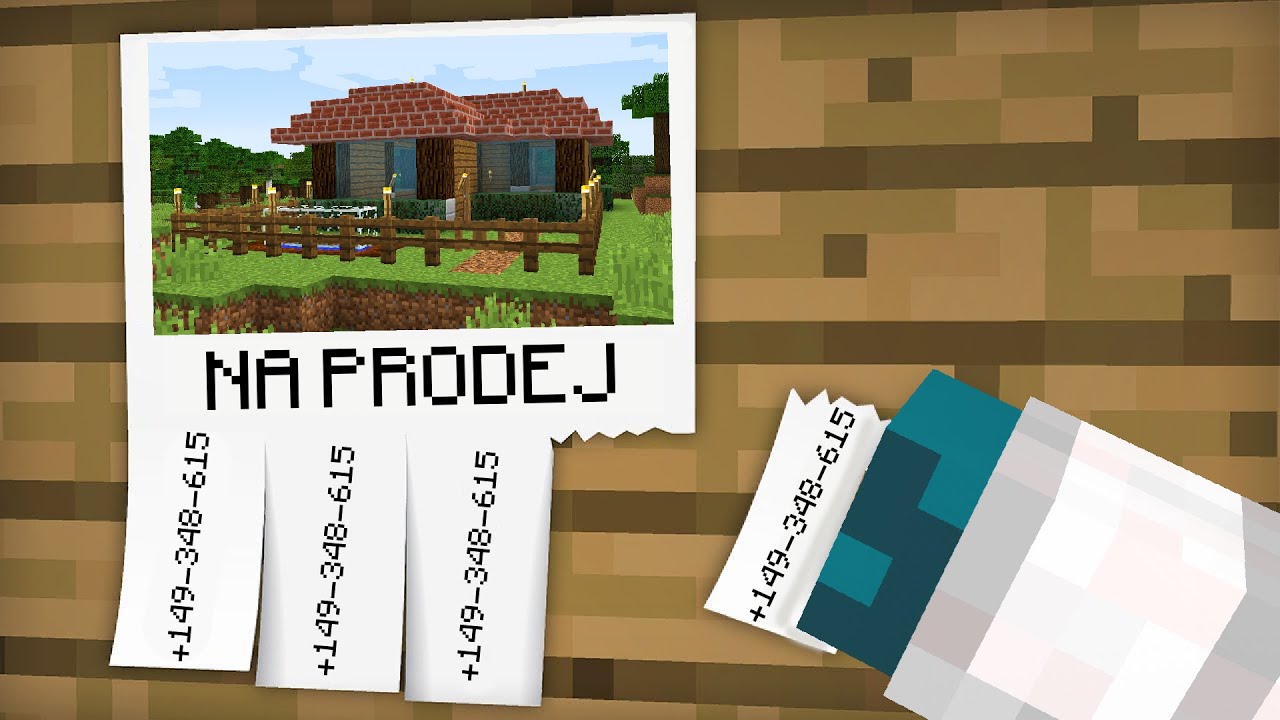PROČ VESNIČANI PRODÁVAJÍ SVÉ DOMY V MINECRAFTU?!