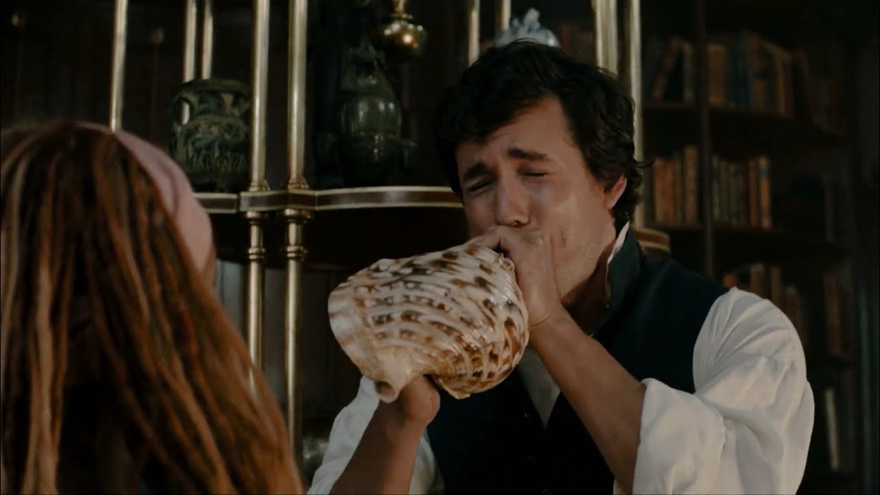 Ariel Teaches Prince Eric How To Use A Conch | The Little Mermaid |