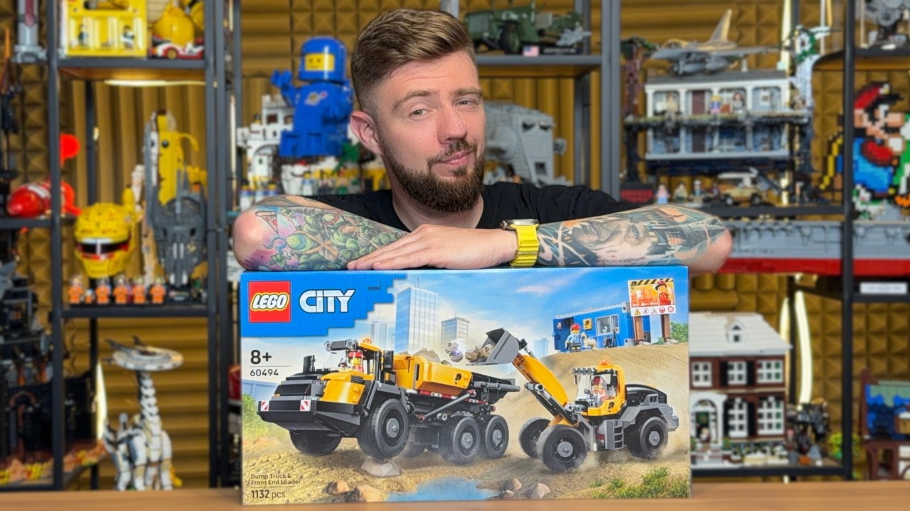 WYWROTKA I ŁADOWARKA CZOŁOWA 👷&zwj;♂️ LEGO CITY 60494 RECENZJA