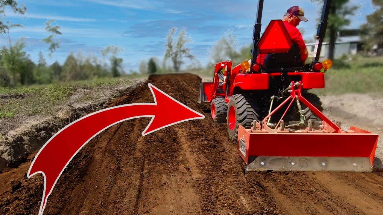 Can A SubCompact Tractor Maintain A Driveway with a BoxBlade?