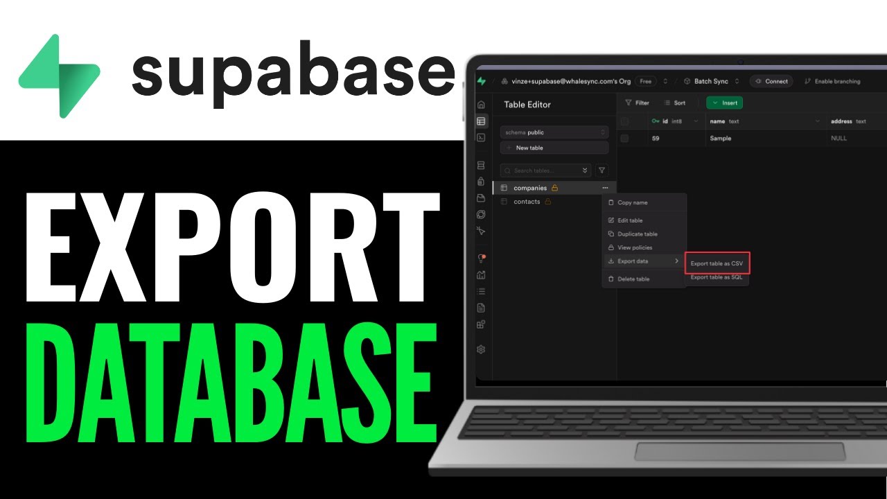 How to Export Supabase Database 2025 (RIGHT WAY)