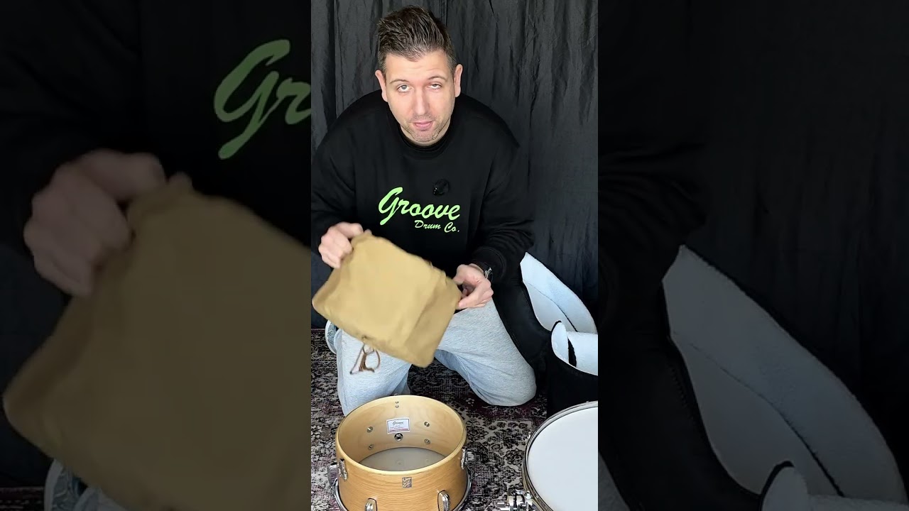 Groove Drum Co. Nesting Drums - Oak over Maple Poplar - 4x Drums - 1x Bag