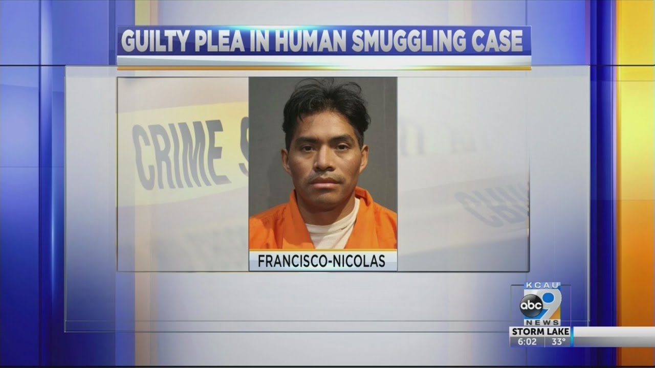 Guilty plea in human smuggling case