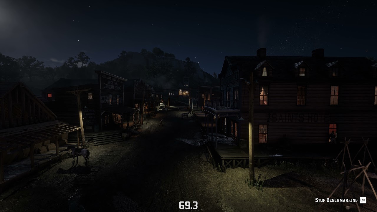 Benchmarks - Red Dead Redemption 2 - 4K DLSS Quality Maxed out Settings. 5950x 3090