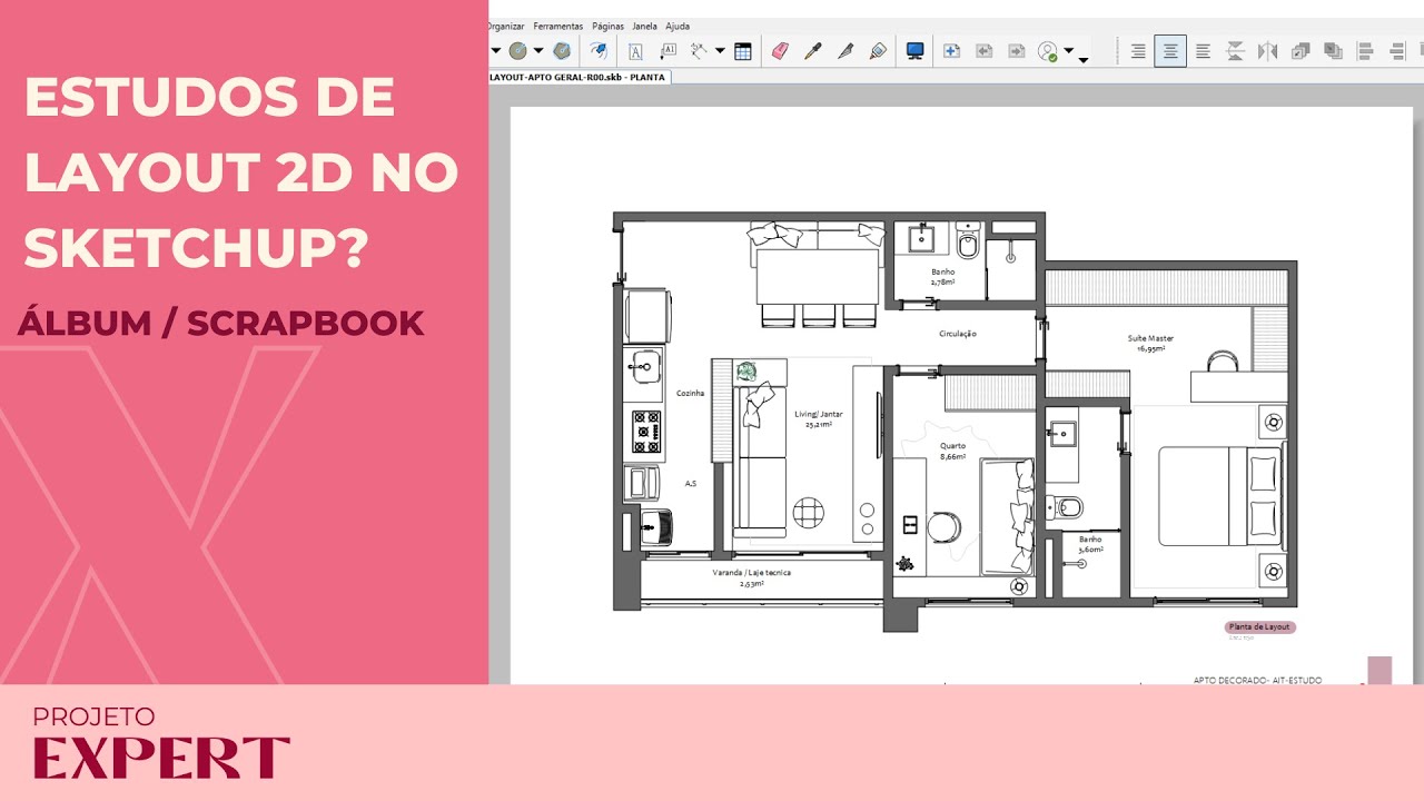 COMO FAZER ESTUDO DE LAYOUT NO SKETCHUP LAYOUT