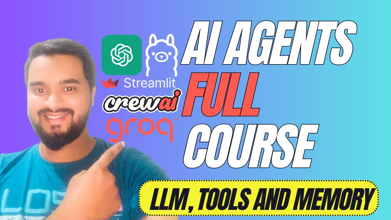 LLM, Tools and Memory (AI agents full course)