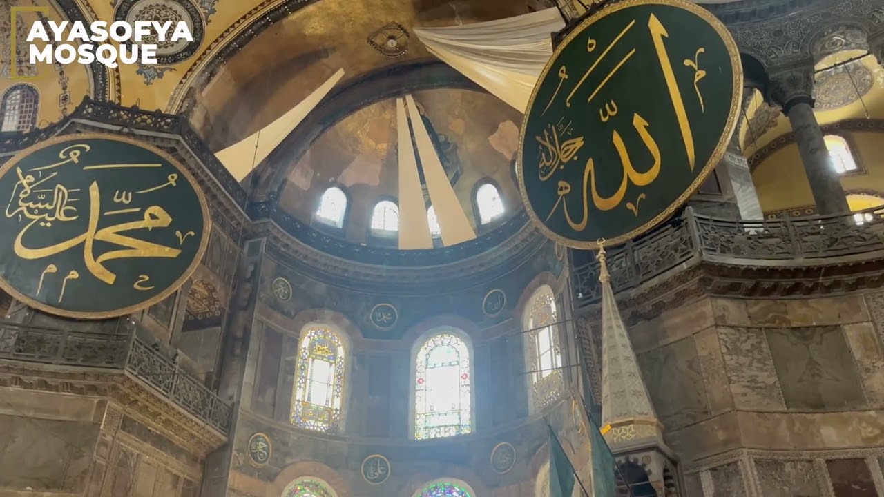 Ayasofya Camii M&uuml;ezzini Rıdvan Akbaş - Cuma İ&ccedil; Ezanı | 4K