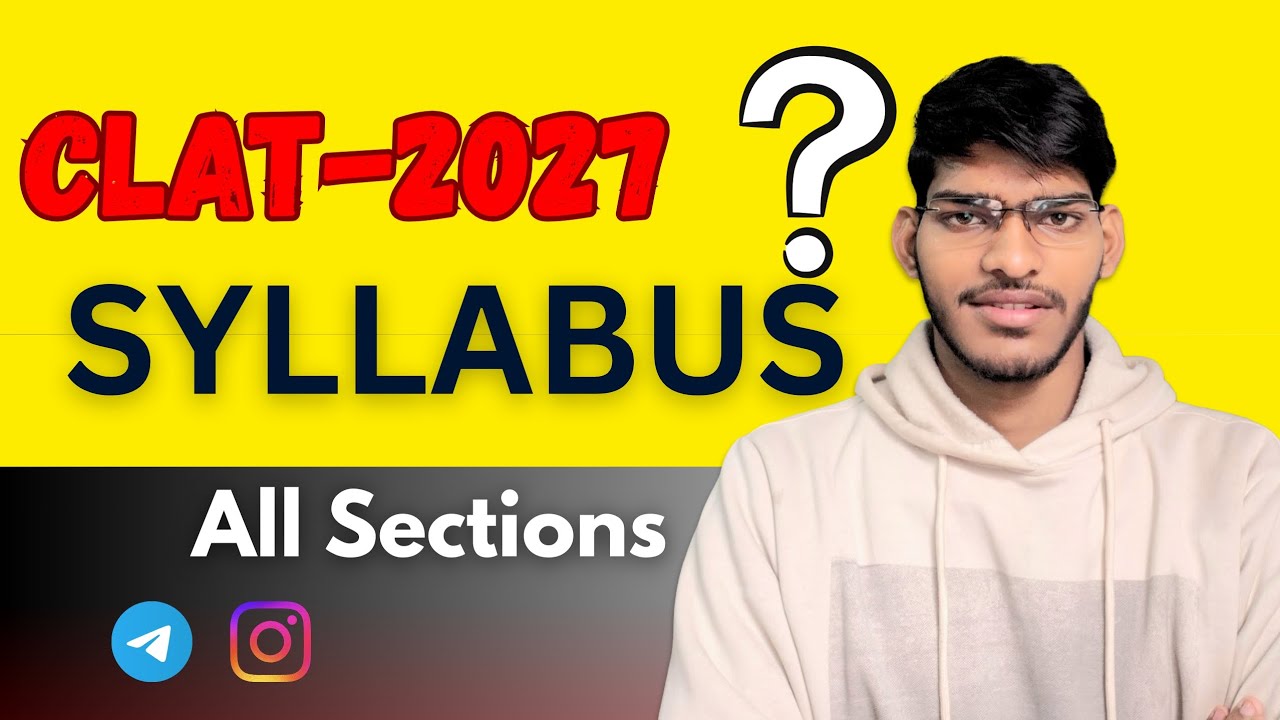 Syllabus for CLAT-2027 | Crack clat | Topics for CLAT 