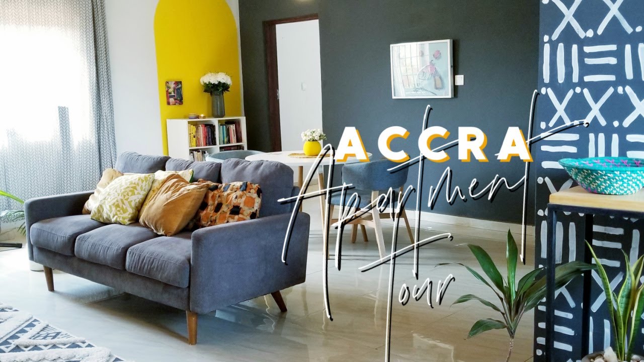 REVEALED! MY MINIMALIST ACCRA GHANA APARTMENT TOUR! | AFRO BOHO CHIC HOME DECOR