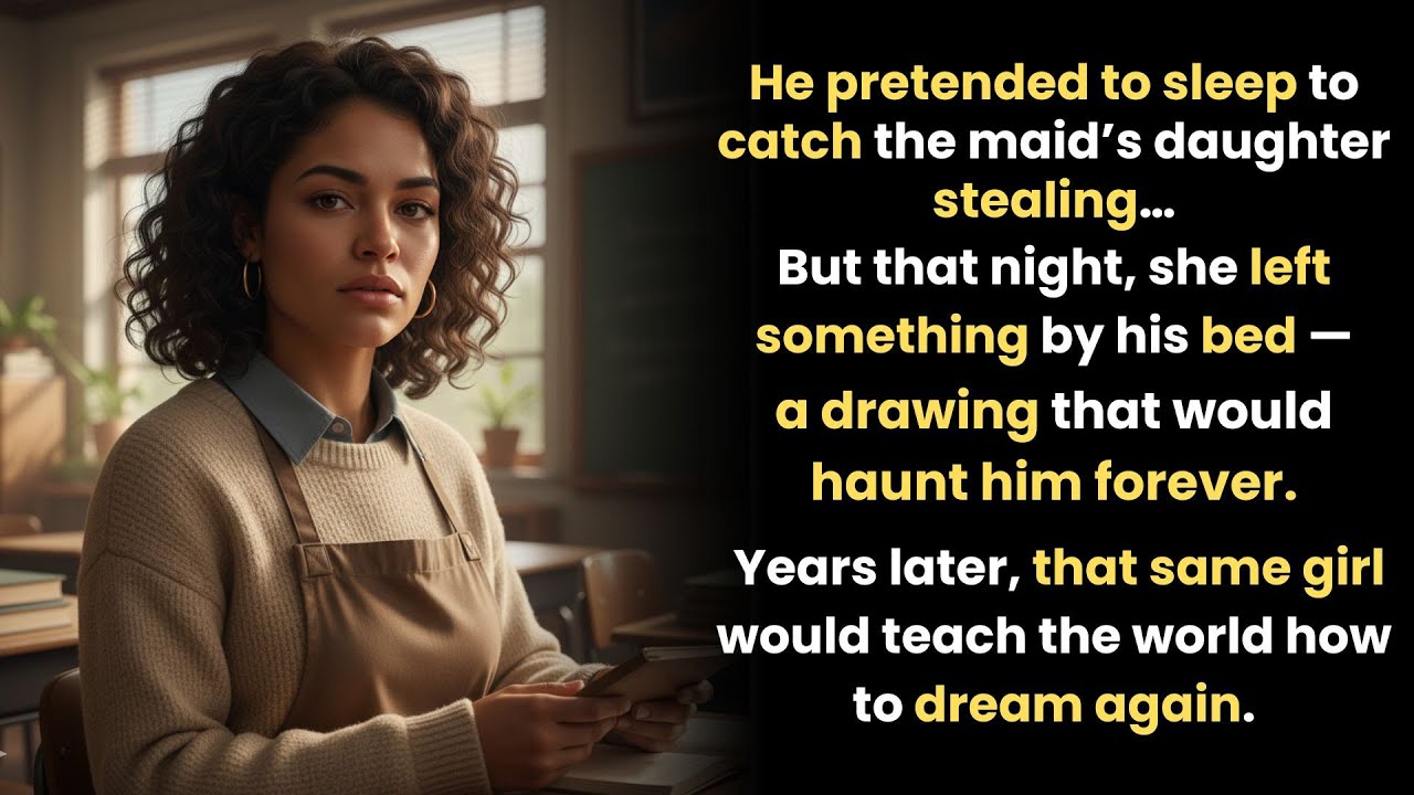 He Faked Sleep to Catch the Maid’s Daughter What She Did Changed His Life Forever