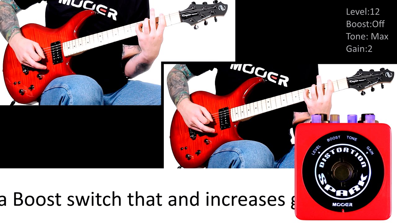 Mooer Spark Distortion pedal DEMO