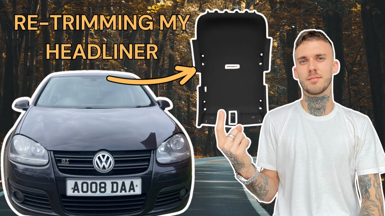FIXING MY SAGGING MK5 GOLF HEADLINER | FULL SWAP