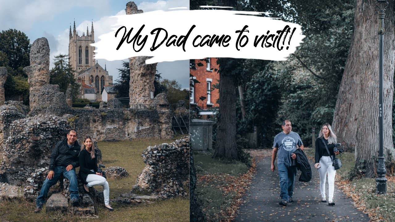 My Dad visits England for the first time
