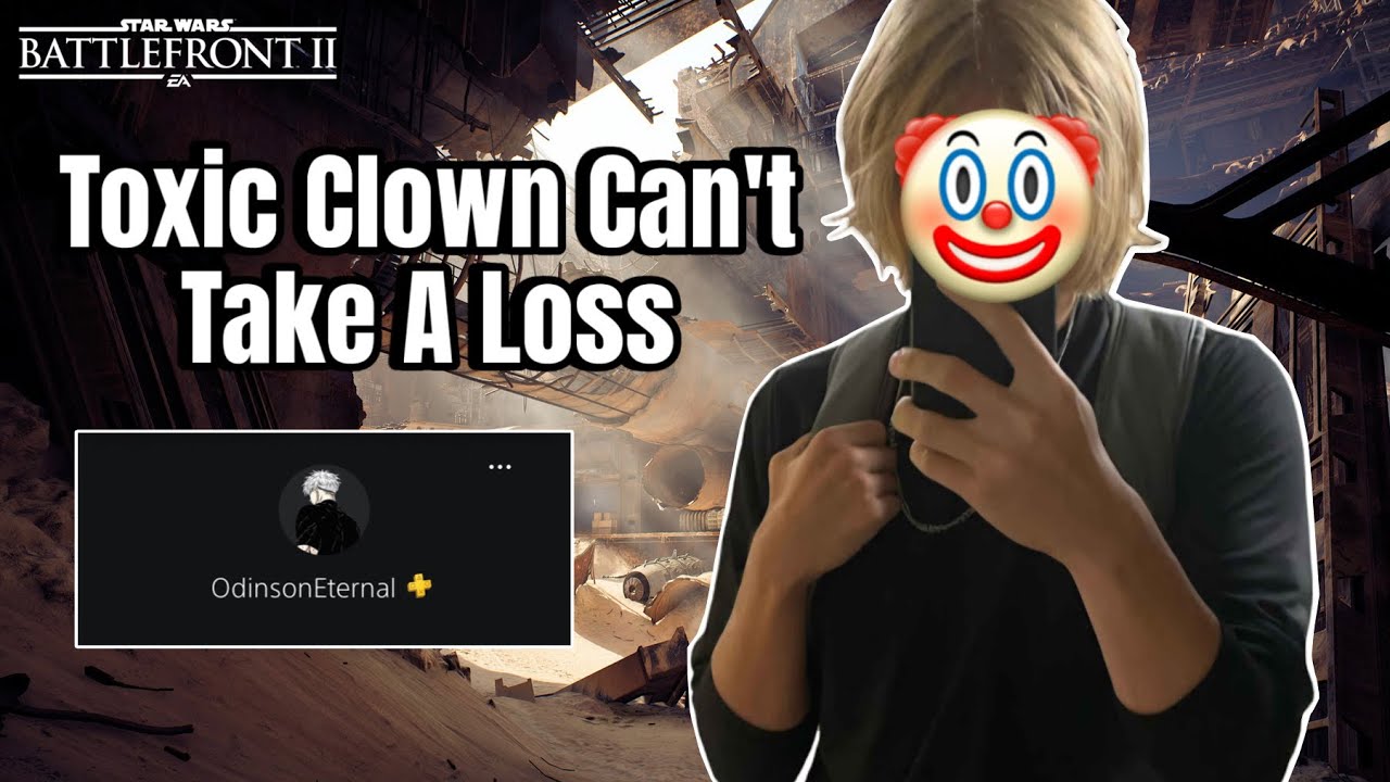The Most Toxic Egotistical Manchild OdinsonTrashEternal Can’t Take A Loss | Star Wars Battlefront 2 