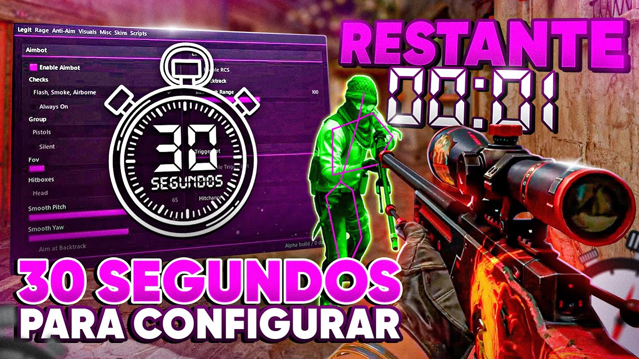 CS2 | Criei minha CFG de HVH em 30 segundos - PlagueCheat.cc vs Aimware.net