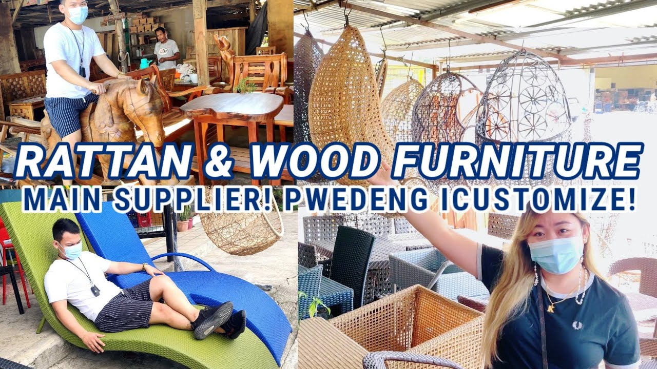 MAS MURA DITO! Legit Rattan & Wood Furniture - Dining Set, Sala Set, Swing & MORE (Narra, Mahogany)