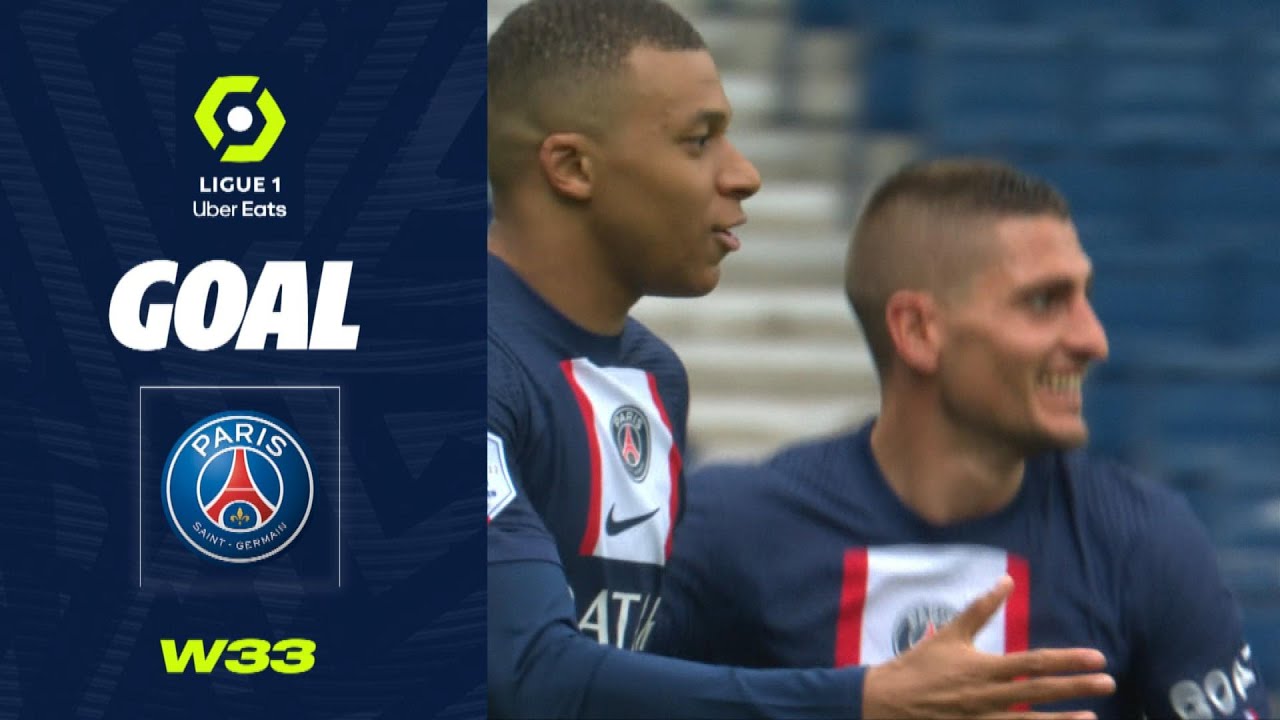 Goal Kylian MBAPPE (29' - PSG) PARIS SAINT-GERMAIN - FC LORIENT (1-3) 22/23