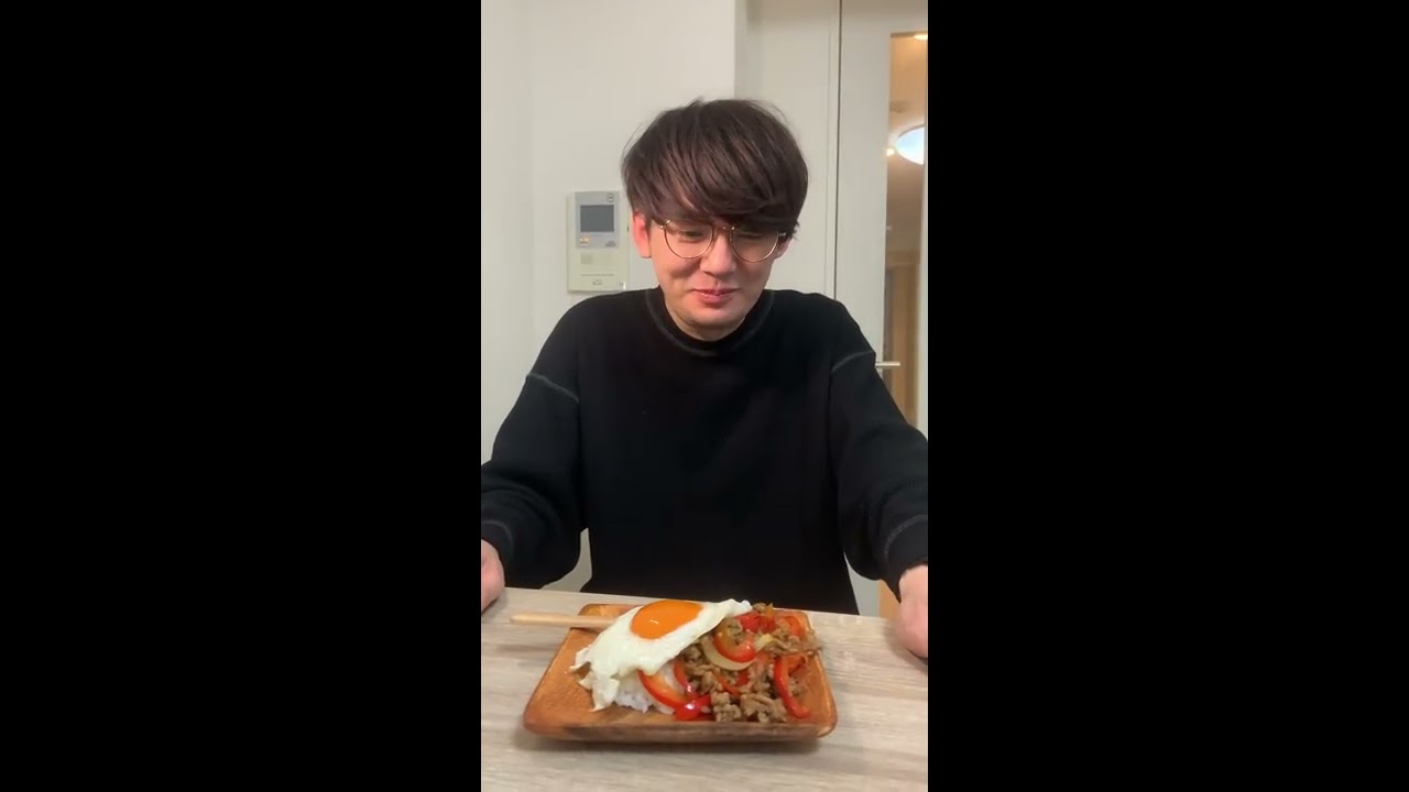 【男の料理】海野、はじめてのガパオ【ジェラードン】