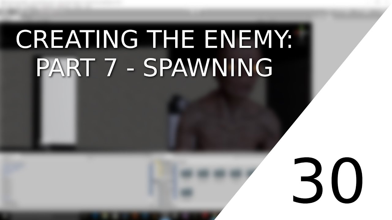 [UNITY 5] [30] Beginner Tutorial: Horror-Game - Creating the Enemy: Part 7 - Spawning the enemy