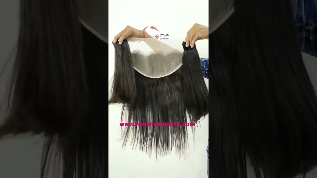 Raw Indian straight hair. Our website - www.kasanaexports.com