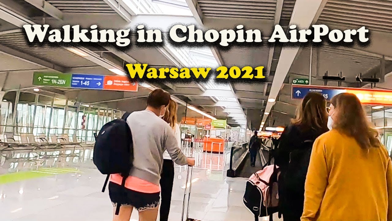 Walking in Chopin AirPort - Warsaw 2021🇵🇱