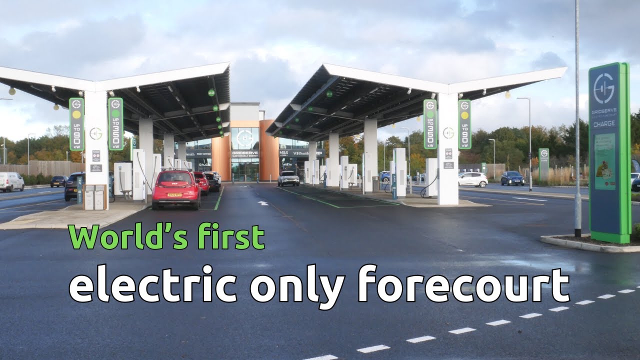 The future of EV charging. The 1st of Gridserve's electric only forecourts in the UK.