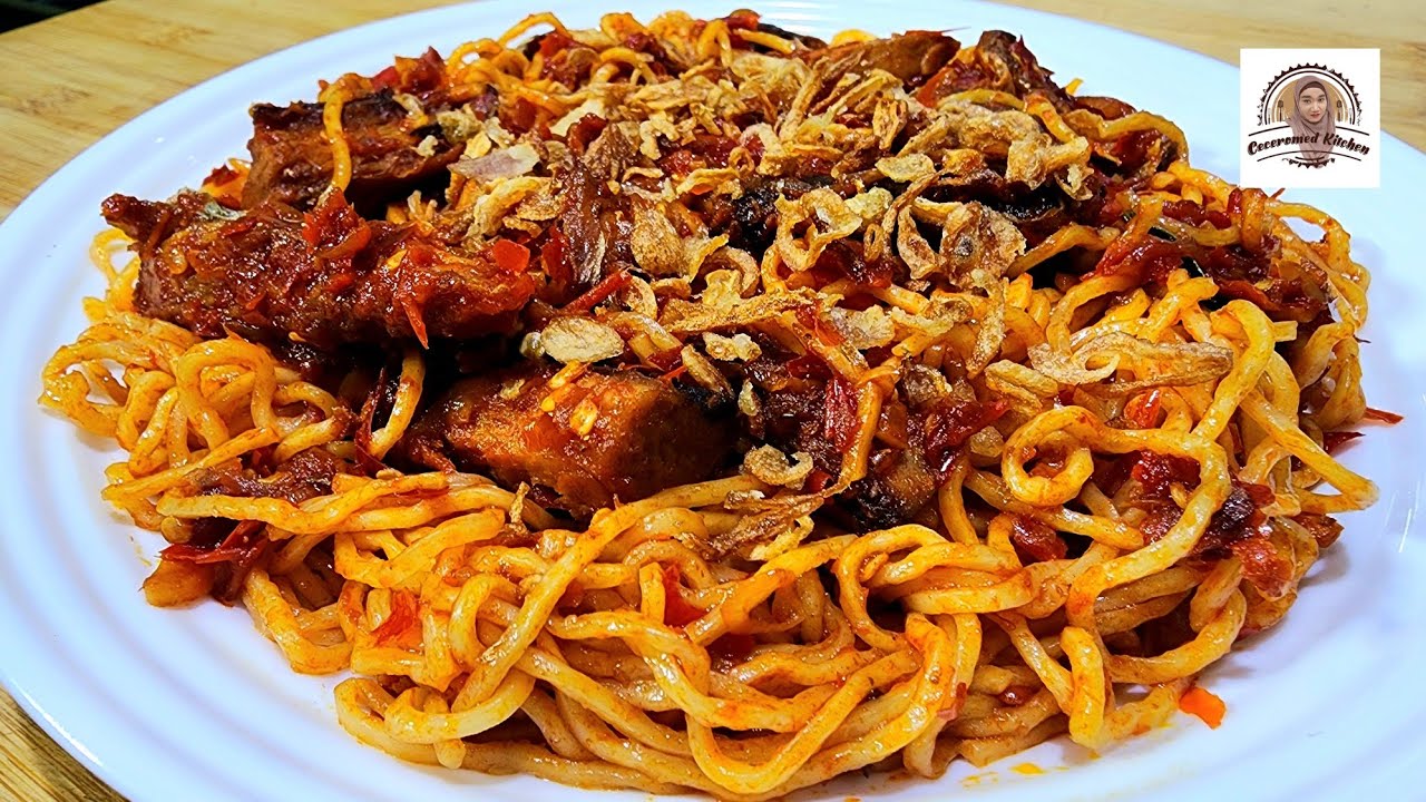 MIE IKAN LAUT VIRAL PEDAS MENDESIS, BIKIN YANG BANYAK, LARIS MANIS.