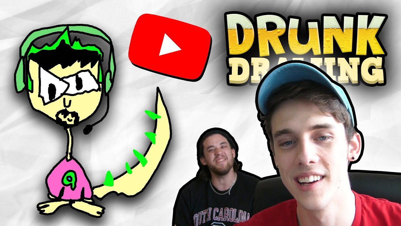 DRUNK DRAWING YOUTUBERS