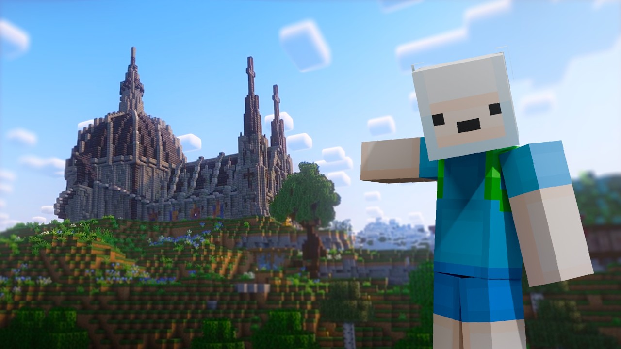 I Built a Massive Cathedral in Minecraft Survival