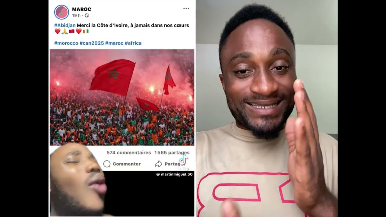 Les Marocains sont reconnaissant du soutien du peuple ivoirien 🇨🇮😏😱❤️🔥