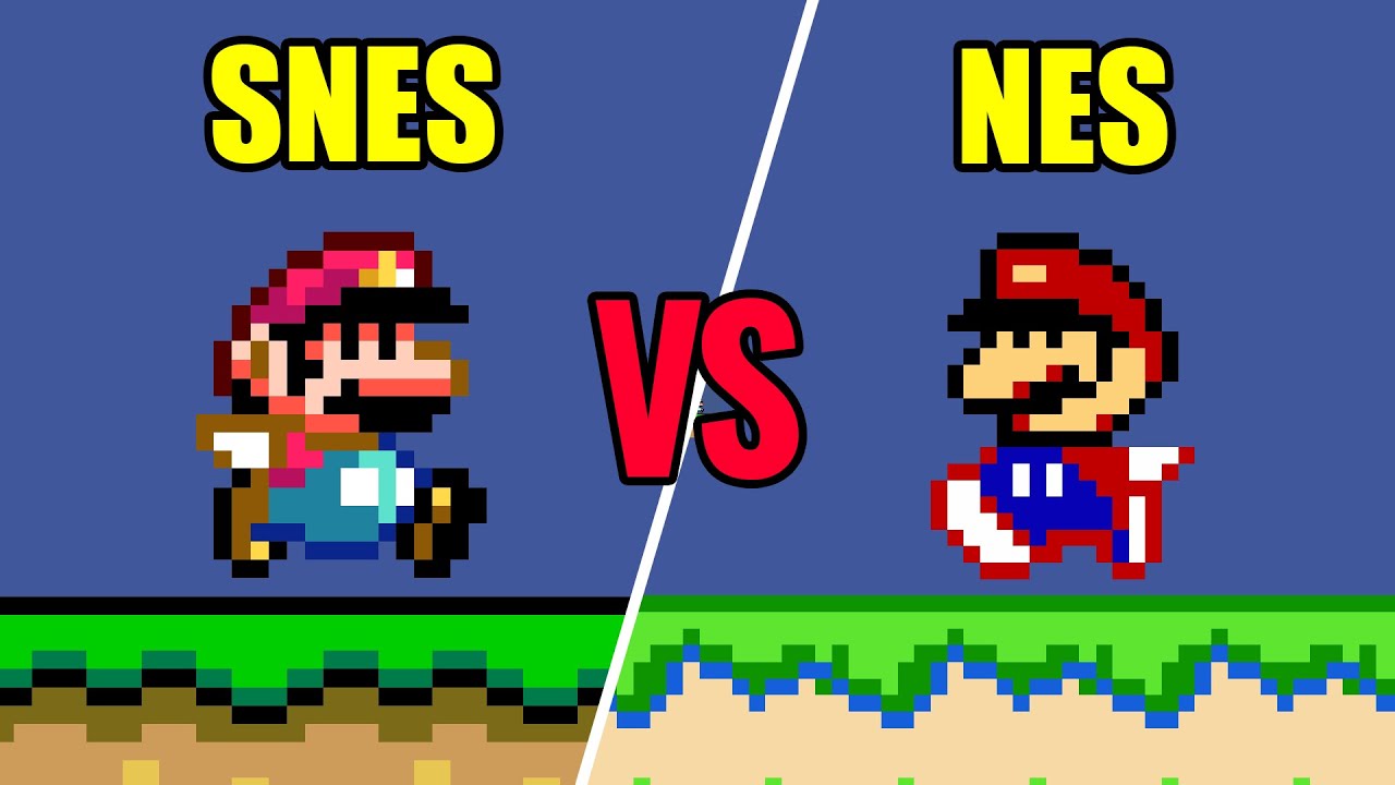 Super Mario World SNES vs. NES Bootleg: First World Comparison