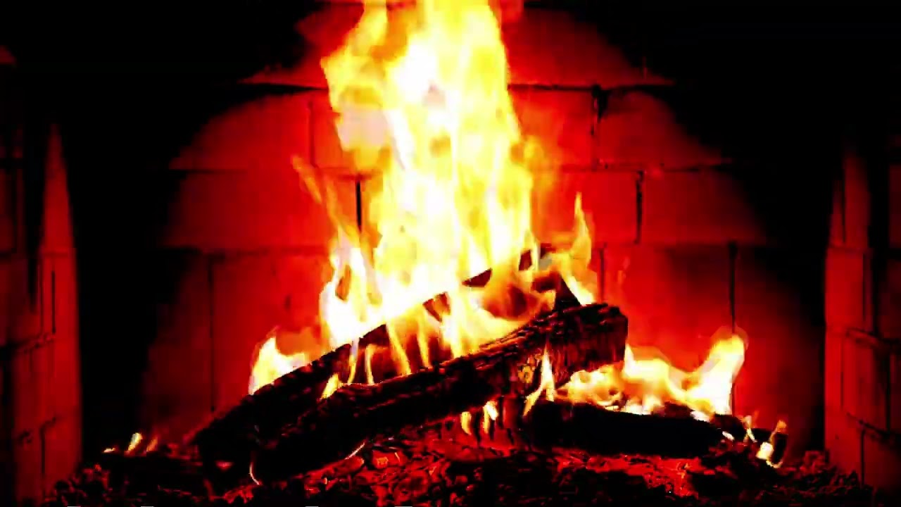3 Hours Pure Crackling Fireplace & Classical Music