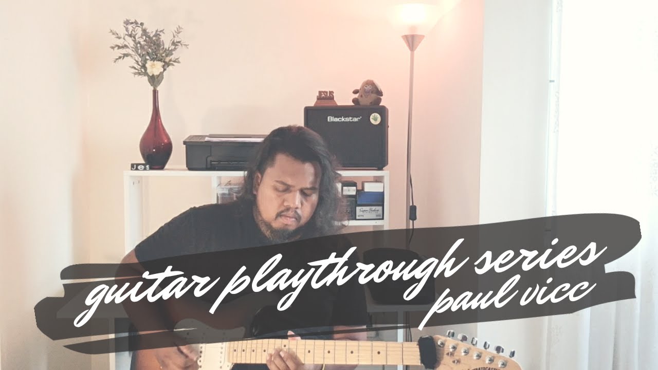 Guitar playthrough series #1 | Paul Vicc