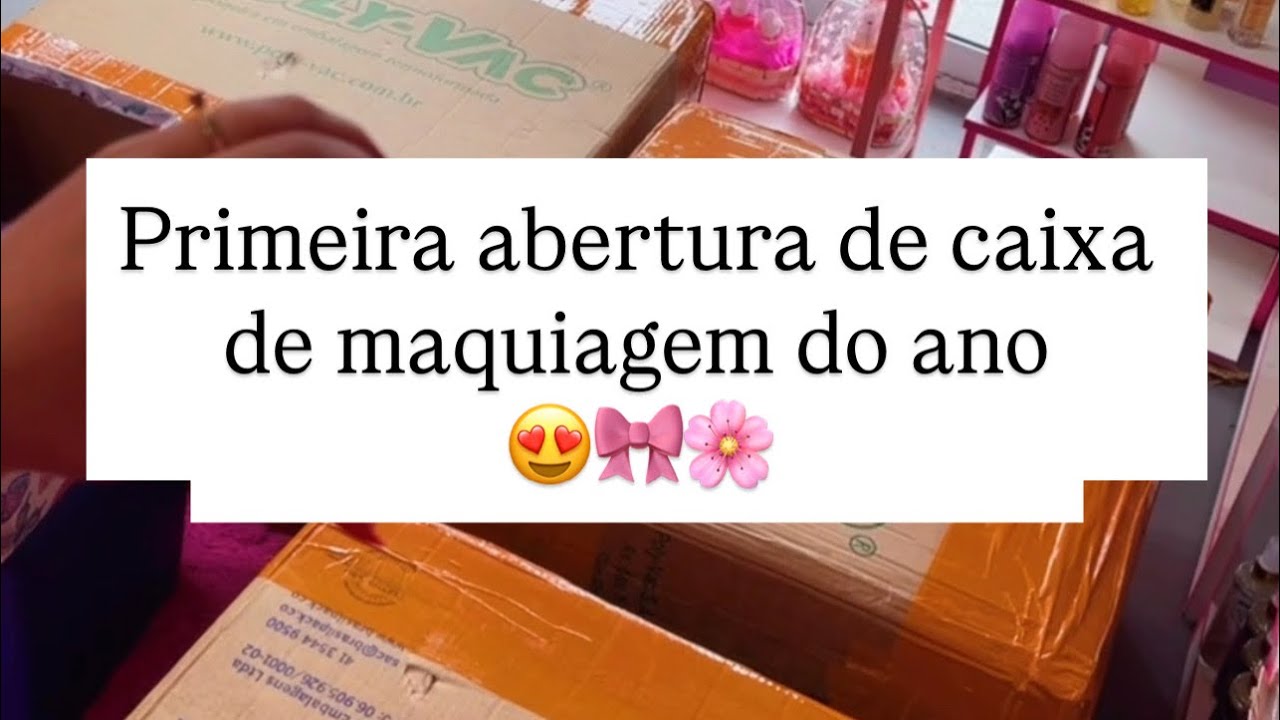 Mega abertura de 3 caixas de maquiagem 🌸