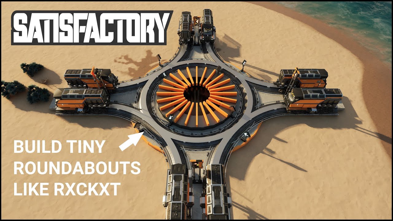 SMALLEST ROUNDABOUT IN SATISFACTORY full build video