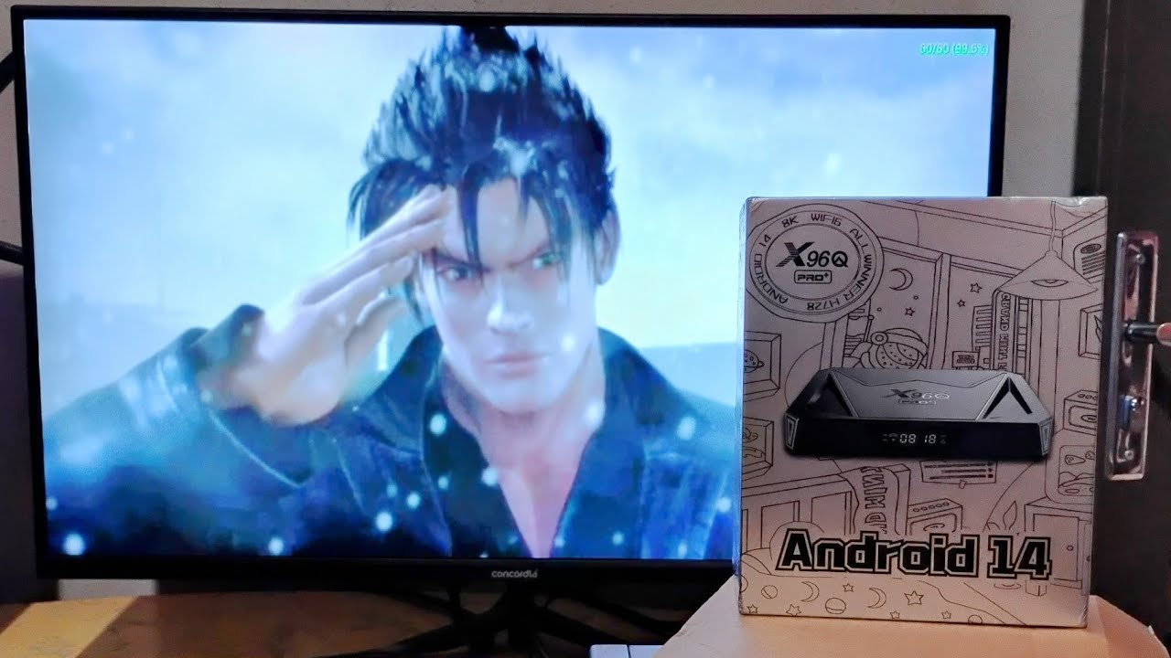 TV BOX X96Q PRO PLUS (ALLWINNER H728) RODANDO TEKKEN 6 (PSP)
